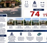 BÁN NHÀ PHẠM TUẤN TÀI - CẦU GIẤY - LÔ GÓC - VỊ TRÍ VÀNG XÂY TÒA VP - 110M² - MT 25M - 74 TỶ