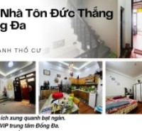 Bán nhà Phố Tôn Đức Thắng, Sổ Vuông Đẹp, Lô Góc Hai Thoáng, 42mx4T, Giá: 7.5 Tỷ, Lh: 0396935190.