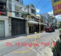 Nhà 2 MT 15 Hồng Lạc, Phường 10, Tân Bình, MT 12m, 4,2x15m, Cn 55,8 m2, trệt lửng 1 lầu, 10 tỷ TL