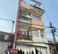 Nhà hẻm 19/6/22 Hoàng Xuân Nhị, Phường Phú Trung, Tân Phú, Hẻm 4m, 4,5x24m, Cn 107 m2, trệt 3 lầu, ST, 5PN, 5WC, 8,2 tỷ TL
