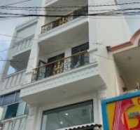 Nhà hẻm 417/9 Quang Trung, Phường 10, Gò Vấp, Hẻm 6m thông, 4x17,5m, Cn 70,1 m2, trệt lửng 3 lầu, ST trước sau, 6PN, 7WC, Full nội thất, Thang máy, 14,5 tỷ TL