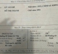 Bán Chdv hẻm 146/31 Trương Đăng Quế, Phường 1, Gò Vấp, Hẻm 4m, 4,1x20,3m, NH 7,2m, Cn 76,8 m2, trệt 1 lầu, 6PN, 6WC, Full nội thất, Thu nhập 40tr/tháng, 8,95 tỷ TL