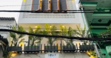 Nhà hẻm 105/7 Đường số 59, Phường 14, Gò Vấp, Hẻm 8m thông, 4x16m, Cn 64 m2, trệt lửng 3 lầu, ST, 4PN, 6WC, Full nội thất, 10,8 tỷ TL