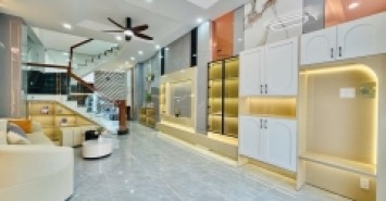 Bán nhà đẹp tặng NT mới HXH Bùi Quang Là ngang chuẩn 4m sát Emart Phan Huy Ích nhỉnh 4tỷ