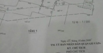 Nhà hẻm Đường số 19, Phường 8, Gò Vấp, Hẻm 3m, 4,33 NH 4,8x18m, Cn 86,2 m2, Cấp 4, 5,8 tỷ TL, Giảm còn 5 tỷ TL