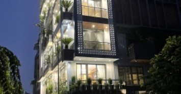 Nhà 2 MT hẻm 68/1 Nguyễn Tư Giản, Phường 12, Gò Vấp, Hẻm 8m thông, 4,85x15m, Cn 62,9 m2, trệt lửng 4 lầu, ST, 6PN, 7WC, Full nội thất, Thang máy, 16,8 tỷ TL