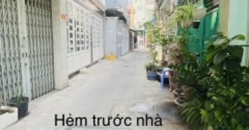 BÁN NHÀ PHỐ HẺM, 4 TẦNG CÁCH MẶT TIỀN XE HƠI 20M, ĐƯỜNG ÂU DƯƠNG LÂN, TẠ QUANG BỬU QUẬN 8, TP.HCM