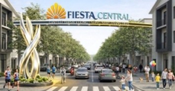 Bán Nhà Phố Fiesta Central Gần KCN Vissip 2  5x30m sàn 288m2  Trả Trước 30% Nhận Nhà