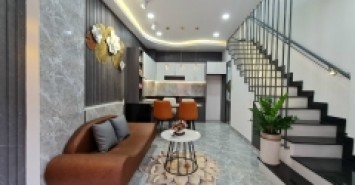 Nhà 2 MT hẻm 60/26 Đường số 27, Phường 6, Gò Vấp, Hẻm 2,5m, 4x6m, trệt 2 lầu, 2PN, 3WC, Full nội thất, 3,66 tỷ TL