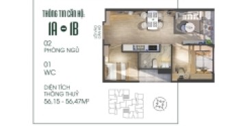 Căn hộ 2PN chuẩn Resort trong Ecopark Có Đắt khí chỉ 3,6 tỷ là nhận nhà ở ngay.