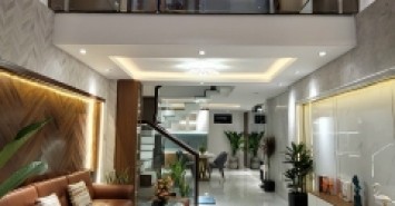 Nhà hẻm 1416/31/53 Lê Đức Thọ, Phường 13, Gò Vấp, Hẻm 6m thông, 4x16m, trệt lửng 4 lầu, ST, Full nội thất, 8,9 tỷ TL