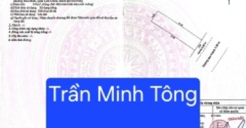 BÁN ĐẤT MẶT TIỀN ĐƯỜNG TRẦN MINH TÔNG - GẦN BIỂN