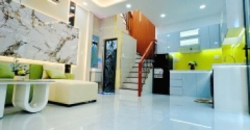 Nhà mới 36m2 ngang khủng 7.6m vài bước ra mặt tiền Hưng Phú P9Q8