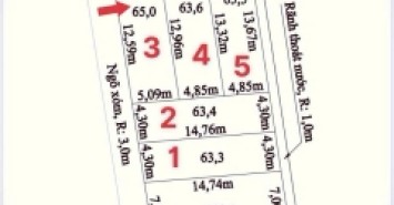 LÔ GÓC 2 MẶT ĐƯỜNG – ĐA NGƯ TÂN TRÀO, GẦN KCN – GIÁ CHỈ 1 TỶ 5XXX  ZALO 0567 222 555