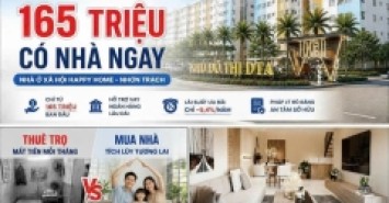 Căn hộ 2PN Nhơn Trạch giá chỉ hơn 500Tr - Khai thác cho thuê ngay, tỷ suất sinh lời 10%/năm