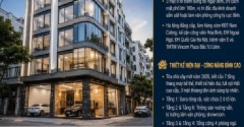 BÁN TÒA VP PHẠM VĂN ĐỒNG - CẦU GIẤY - PHÂN LÔ 3 MẶT Ô TÔ TRÁNH - 7 TẦNG TM - 70M2 - MT 15M - GIÁ 31.5 TỶ