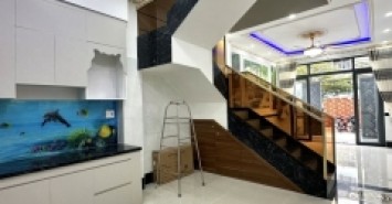 Bán nhà 4 tầng, 56m2 Tỉnh lộ 43, Tam Bình, Thủ Đức, TP HCM, sổ hồng riêng. Giá 6,12 tỷ.