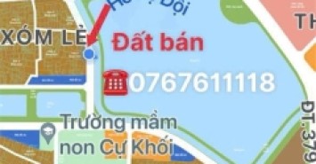 Bán đất phân lô Thạch Bàn,mặt hồ CV,ô tô tải tránh,vỉa hè 3m,DT50m,MT5m,10 tỷ