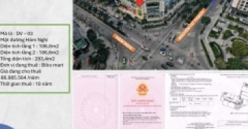 Bán gấp lô góc Sàn Thương Mại Golden Field - Sẵn Bibo Mart đang thuê - Tiền thuê 100tr/tháng