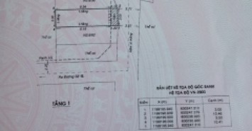 Nhà hẻm 27/70/60 Đường số 9, Phường 16, Gò Vấp, Hẻm gần 4m, 3x10,5m, 1 lầu, 2PN, 2WC, 3,5 tỷ TL