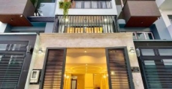 Nhà hẻm 68/1/6 Nguyễn Tư Giản, Phường 12, Gò Vấp, Hẻm 7m, 4x16,5m, Cn 65,6 m2, lửng 3 lầu, ST, 4PN, 5WC, Full nội thất, 11,5 tỷ TL