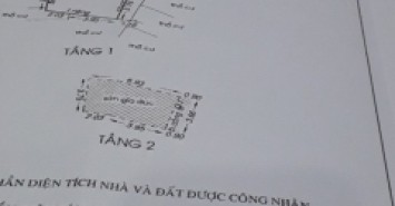 Nhà hẻm 107/100/15 Quang Trung, Phường 10, Gò Vấp, Hẻm 2m, 3,75x7m, Cn 23,8 m2, trệt 3 lầu, 3PN, 3WC, 2,45 tỷ TL