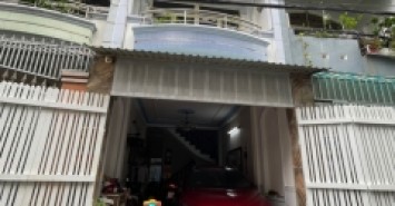 Nhà hẻm Lê Văn Thọ, Phường 9, Gò Vấp, Hẻm 4m thông, 4x16m, Cn 56 m2, trệt 3 lầu, ST, 4PN, 5WC, 6,65 tỷ TL