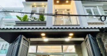 Nhà 2 MT hẻm 49/24/4 Bùi Quang Là, Phường 12, Gò Vấp, Hẻm 4m, 4,5x12m, Cn 53,5 m2, trệt 3 lầu, ST, 4PN, 5WC, Full nội thất, 7,28 tỷ TL