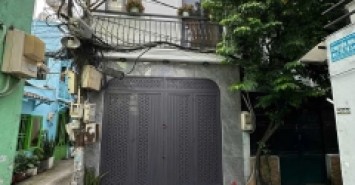 Nhà 2 MT hẻm 417/69/72 Quang Trung, Phường 10, Gò Vấp, Hẻm  thông, 4x6,5m, Cn 24,2 m2, trệt 1 lầu, 2PN, 2WC, Full nội thất, 3,5 tỷ TL Lộc