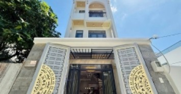 Nhà hẻm 93/4/26 Đường số 9, Phường 16, Gò Vấp, Hẻm 3m thông, 4,1x16,5m, Cn 66,8 m2, trệt 3 lầu, ST, 5PN, 6WC, Full nội thất, 8,5 tỷ TL