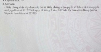 Nhà MT 79 Lê Văn Thọ, Phường 8, Gò Vấp, MT 20m, 4,18x22m, Tốp, trệt 2 lầu, ST, 12,5 tỷ TL