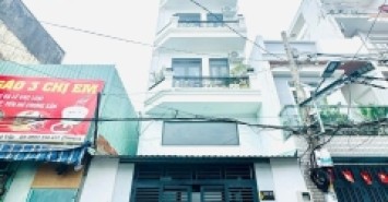 Bán Chdv hẻm 1306/18/9 Quang Trung, Phường An Hội Tây, TP HCM (Phường 14, Gò Vấp), Hẻm 6m, 5x16m, Cn 66,4 m2, trệt lửng 4 lầu, ST, 10P Full nội thất, Thang máy, 11 tỷ TL