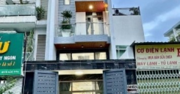 Nhà hẻm 256/65A Phan Huy Ích, Phường 12, Gò Vấp, Hẻm 8m thông, 4x19m, Cn 74,5 m2, trệt lửng 2 lầu, ST, 5PN, 6WC, Full nội thất, 10,95 tỷ TL