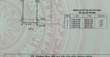 Đất hẻm 399/1 Thống Nhất, Phường 11, Gò Vấp, Hẻm 4,5m, 4,5x14m, Cn 62 m2, 5,8 tỷ Chốt, còn 2 lô