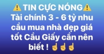 BÁN NHÀ CHÍNH CHỦ CẦU GIẤY, NHÀ ĐẸP, VỀ Ở LUÔN, GIÁ TỐT, TẦM TÀI CHÍNH 3 - 6 tỷ.