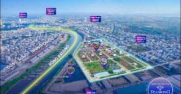 Ra hàng sản phẩm đất nền Biệt Thự Royal Riverside City cực phẩm đẹp nhất giá chỉ 31tr/m2,sẵn sổ đỏ,không phải xây dựng,cạnh sông Kalong tầm view triệu đô Đông Hưng - Trung Quốc sầm uất