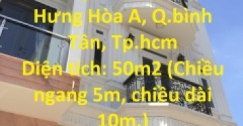 CHÍNH CHỦ CẦN BÁN Căn Nhà Hẻm Ô Tô Tại Quận Bình tân
