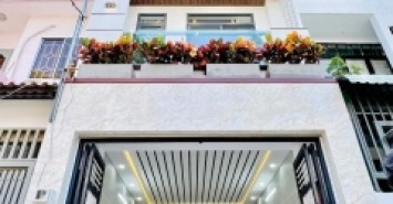 Nhà hẻm 545/11 Nguyễn Văn Khối, Phường 8, Gò Vấp, Hẻm 4m, 4x16,5m, Cn 63,9 m2, trệt 3 lầu, ST, 4PN, 5WC, Full nội thất, 9,15 tỷ TL