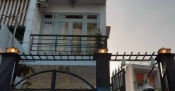 Nhà 2 MT hẻm 74/5/45 Đường số 9, Phường 16, Gò Vấp, Hẻm 8m thông, 5x17m, Cn 85,1 m2, trệt 2 lầu, 6,8 tỷ
