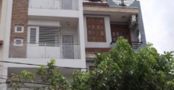 Nhà MT 677 Tân Sơn, Phường 12, Gò Vấp, MT 25m, 4x16,5m, Cn 62,8 m2, trệt 3 lầu, 23trtháng, 12,5 tỷ TL
