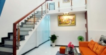 Nhà trệt lầu hẻm xe hơi Gần Hà Huy Giáp qua Gò Vấp gần