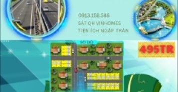 Chính chủ bán lô đất rẻ nhất Hải Phòng gần Vinhomes Dương Kinh- tại phường Hòa Nghĩa, Hải Phòng. Giá 495Tr/Lô.