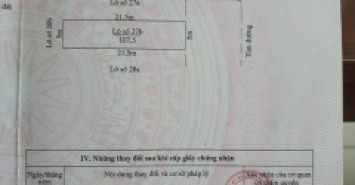 Bán lô đất 105M tái định cư Đồng Dứa Lũng Đông Hải An