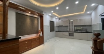 Nhà trệt lửng 3 lầu xây hiện đại rất đẹp, 5x10m, hẻm xe hơi sát bên trường Văn Thệ TNV