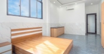 ♥ Nhà MT đường 5.5m gần Nguyễn Hoàng, 76m2, 2 mặt thoáng, 5.5 tầng, 9 căn hộ, thang máy