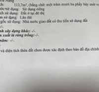 Bán gấp nhà mặt tiền 113.7m2, Hòa Minh, Liên Chiểu – gần Nguyễn Huy Tưởng